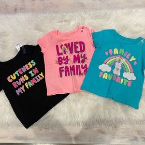 Children’s Place set of 3 t-shirts NWT 3T